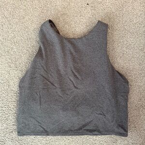 Athleta Charcoal Crop Top